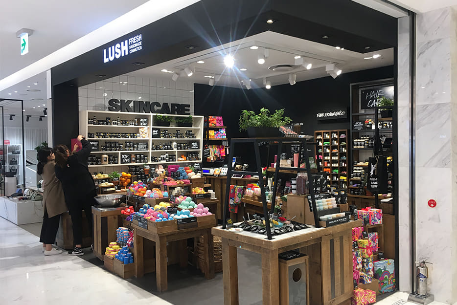 러쉬 롯데백화점 대구점 매장 이미지