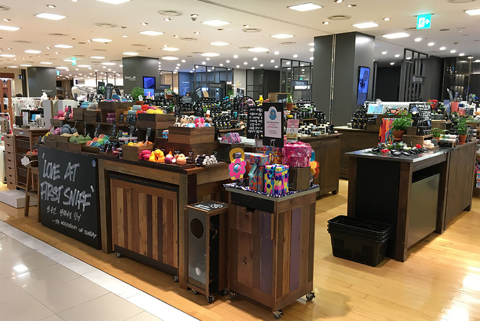 러쉬 현대백화점 미아점 매장 이미지