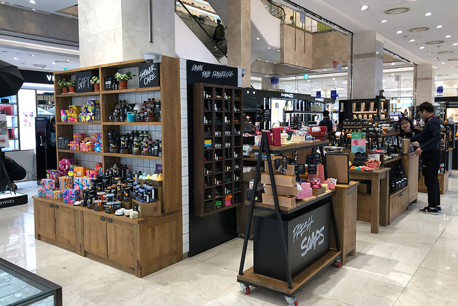 러쉬 롯데백화점 미아점 매장 이미지